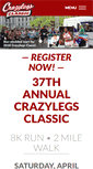 Mobile Screenshot of crazylegsclassic.com